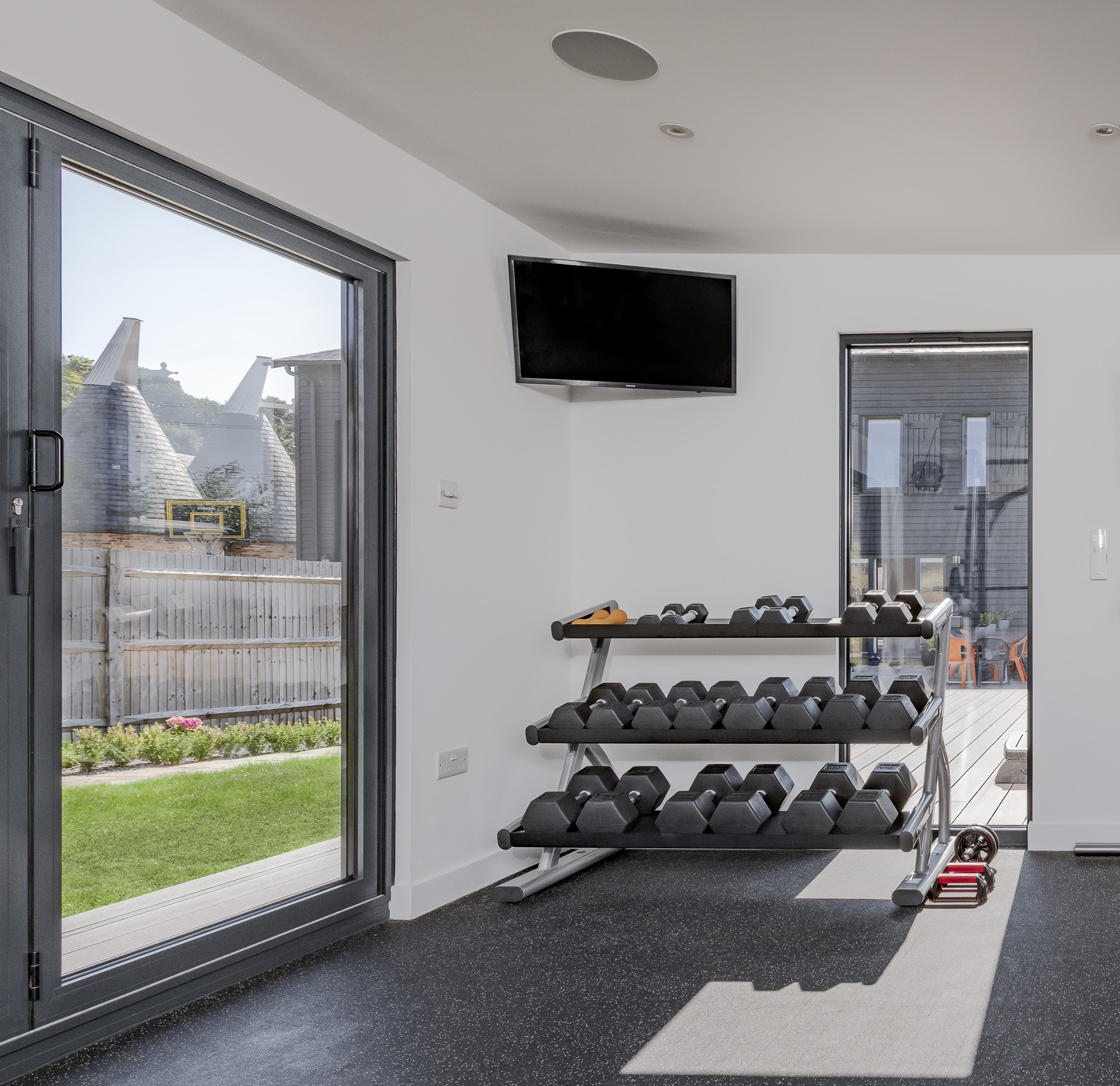 home gym garden studio in kent